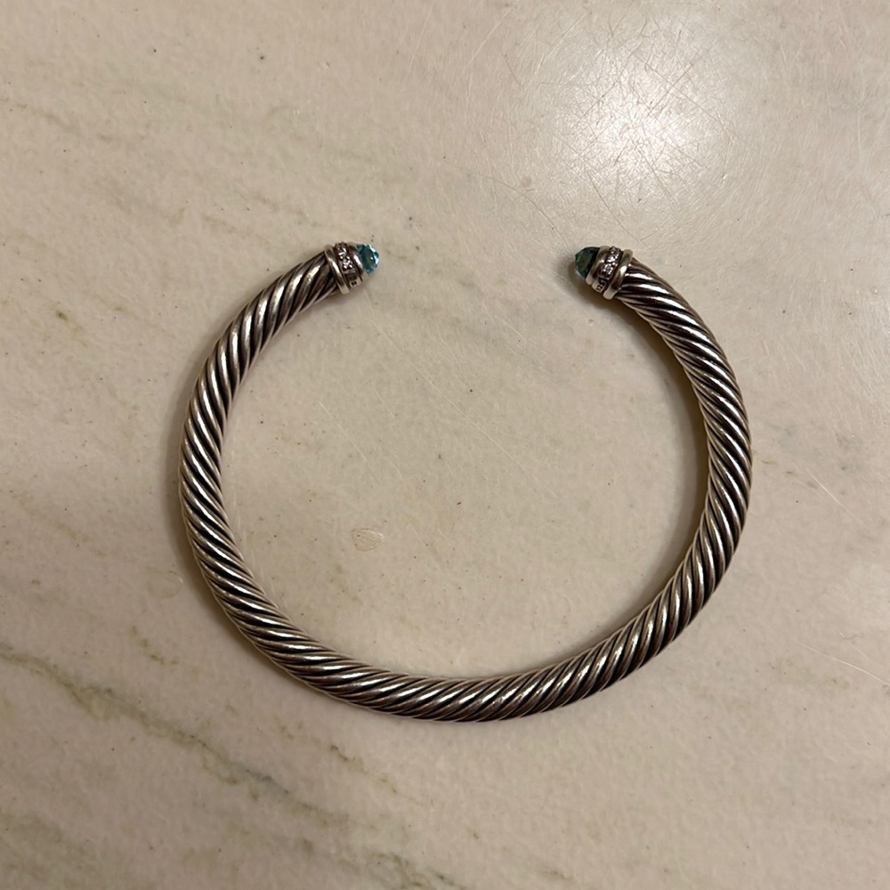 Blue david yurman bracelet with diamonds! I only wore a handful of times!